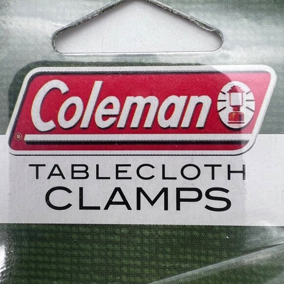 Coleman Tablecloth Clamps 4-Pack Stainless Steel Rust Resistant Outdoor Picnic - Picture 3 of 8